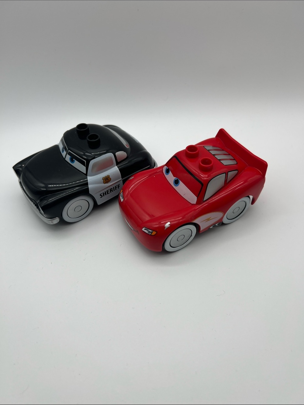 LEGO DUPLO Cars Printed Lightning McQueen & Sheriff Vehicles 88780 (2pc) 2+